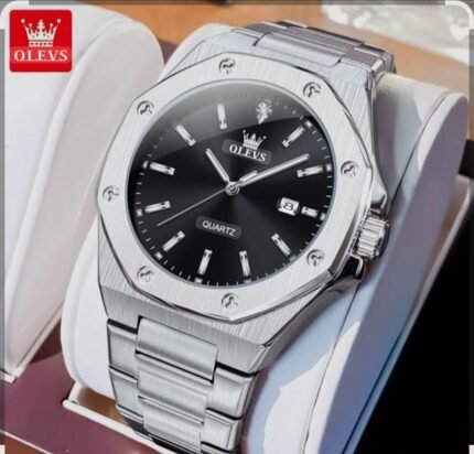 OLEVS 3613 Luxury Business Watch for Man Sport Stainless Steel Men Watch Luminous Date Watches Quartz Clock Reloj