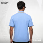 Men’s Sky Blue Polo T-Shirt in Bangladesh | EHUMU - Image 4