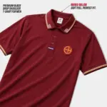 Men’s Maroon Polo T-Shirt in Bangladesh | EHUMU - Image 2