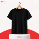 Men’s Black Solid T-Shirt in Bangladesh | EHUMU