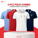 4 Pcs Polo T-Shirt Combo for Men in Bangladesh | EHUMU
