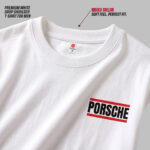 Premium White Speed Drop Shoulder T-Shirt | EHUMU - Image 2