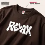 Men’s Premium Brown Drop Shoulder T-Shirt | EHUMU - Image 2
